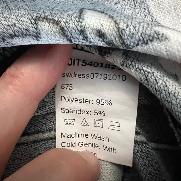 Black Flowered Dress - Picture 5 of 5